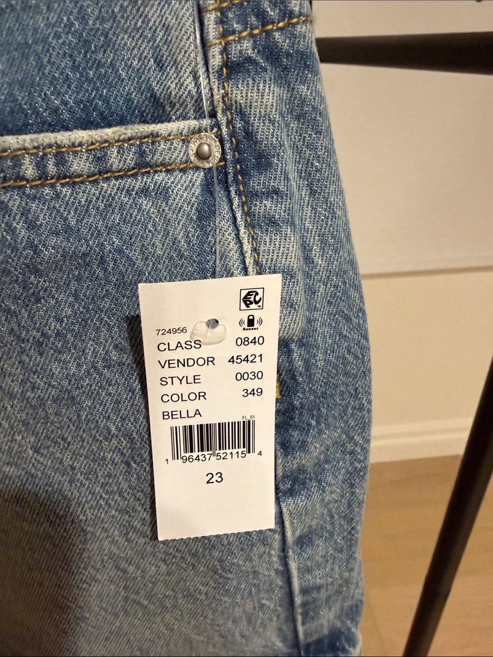 PacSun Light Blue Denim Mini Skirt - Picture 2 of 6
